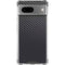 Black Carbon Fiber Specialty Texture Material Google Pixel 8a Clear Case